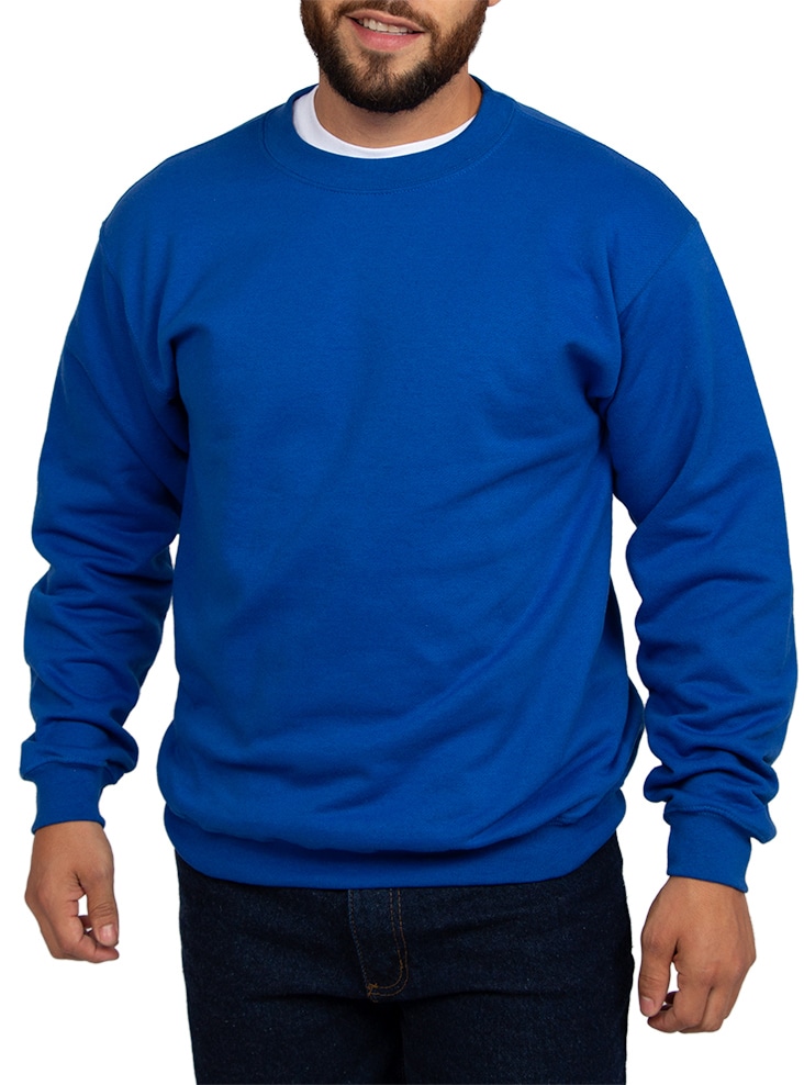 Sudadera Capucha / Cangurera 50-50 Color Azul Rey Unisex